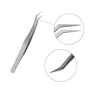 Ensemble de 2 pièces en acier inoxydable pour soins de beauté, ciseaux à sourcils droits CE PK 2026 - Product Image 4