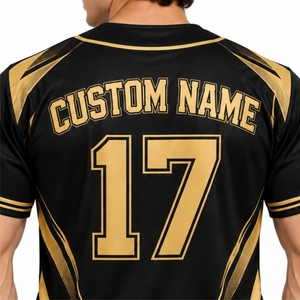 Camiseta de béisbol personalizada para hombre, color personalizado, sublimada, manga corta y número de jugador, ropa deportiva transpirable para actividades de equipo - Product Image 5