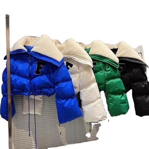 Manteau à bulles avec logo personnalisé OEM, veste pour femmes, manteaux courts en fausse fourrure, bombardiers d'hiver, manteaux en duvet - Product Image 1