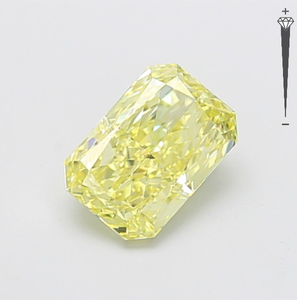 Diamante Cultivado en Laboratorio con Certificación IGI, Corte Radiante de 2.04 CT, Color Amarillo Fantasía, Claridad VVS2, CVD LG 792671009, ROYAL GEMS PARA JOYERÍA - Product Image 1