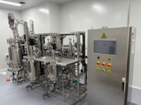 Fermenteur en acier inoxydable de 350 L, bioréacteur, ligne de production d'acide citrique avec réservoir sous pression, PLC, pompe