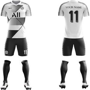 ชุดทีมฟุตบอลแบบสั่งทำพิเศษสำหรับการแข่งขัน กางเกงเจอร์ซีย์ออกแบบพิเศษ เสื้อผ้ากีฬาระดับพรีเมียม ผู้ส่งออก - Product Image 1