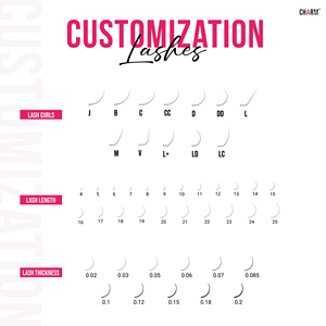 Charmlash Advanced Technology Laser Faux <b>Mink</b> Pro Supplies <b>Lashes</b> Advanced Technology Softer Featherlight Matte Black Light - Product Image 2