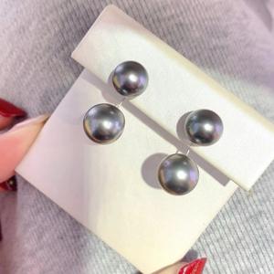 Boucles d'oreilles en perles d'eau douce baroques naturelles pour femmes, nouvelle série C, style bazar, luxe léger avec un fort charme - Product Image 3