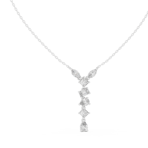 Elegante colgante de Plata de Ley 925, conjunto de joyas con diseño de hoja de Zirconia brillante para boda, nupcial, especial - Product Image 5