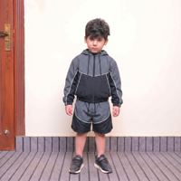Yeni Gelenler Özel Logo Gri Siyah Yetişkinler %100 Pamuk Günlük Düz Rüzgarlık Takımları Nefes Alabilen Hızlı Kuruyan Vintage Sokak Modası