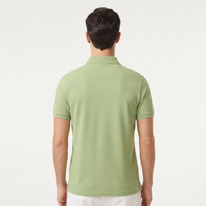 Polo pour homme respirant à manches courtes, col classique, idéal pour l'été, les activités de plein air et le quotidien – Bleu marine moderne et confortable - Product Image 3