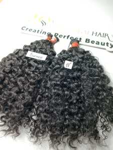 Vietglobal cheveux birmans bouclés en vrac cheveux vrais cheveux - Product Image 2