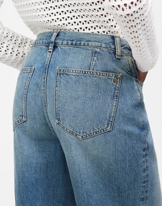 Pantalones Culotte Vaqueros de Punto Personalizados, Estilo Urbano, con MOQ Bajo - Product Image 6
