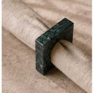 Anillos de Servilleta Cuadrados de Resina de 4.5cm de Ancho, Decoración de Mesa Estilo Wabi Sabi, Diseño Duradero para Bodas, Fiestas y Hogar - Product Image 3
