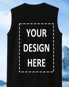 Men's Yellow Sleeveless Tank Top O-Neck Solid Color Casual Breathable Printed Quick Dry Knitted Polyester/Cotton 120g Athletic - Product Image 2