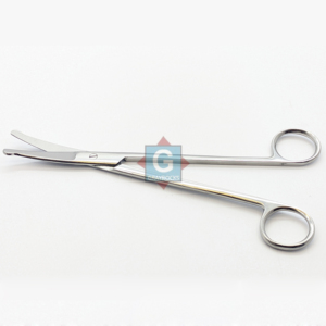 Ciseaux à amygdales courbés en acier inoxydable Gray Rocks -4546-73, certifiés CE, instruments chirurgicaux de classe II - Product Image 3