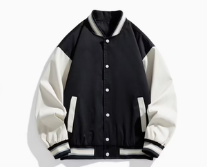Wholesale Custom Logo Plus Size Men's <b>Jackets</b> Varsity <b>Vintage</b> <b>Jacket</b> for Men - Product Image 1