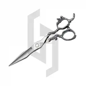 Professional Cobalt & Japan Steel stylish barber scissors salon scissor professional barber Manufacture and Export by Leo