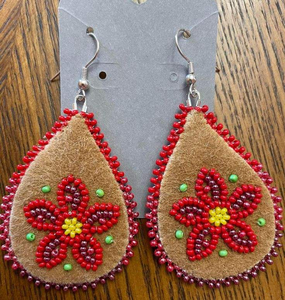 Pendientes de Moda Ligeros con Cuentas de Vidrio Bordadas a Mano, Diseño Nuevo, para Mujer - Product Image 5