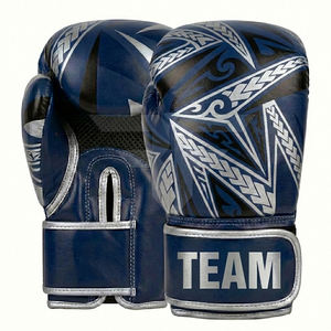 Guantes de Boxeo Personalizables de Cuero Suave y Cómodo para Adultos, Tamaños Disponibles: 6oz, 8oz, 12oz, 14oz, 16oz, para Deportes y Actividades al Aire Libre - Product Image 4