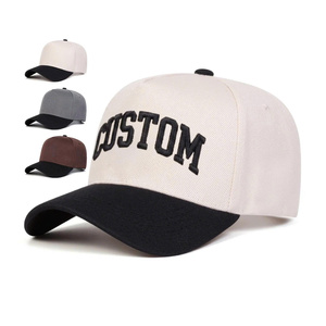 Gorra de Béisbol Personalizada de Sarga de Algodón, 5 Paneles, Estructurada, Deportiva, con Visera Curva, Unisex, Logotipo Bordado, para Bodas y Fiestas, de Fábrica - Product Image 5