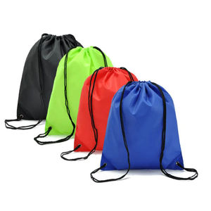 Sac à dos de sport à cordon de serrage personnalisé imperméable de haute qualité 2026, sacs promotionnels en polyester à cordon de serrage - Product Image 3