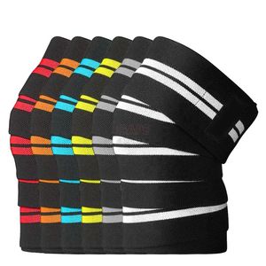 Multi Color Natural Rubber PVC Professional Protection Thick Non-Slip Powerlifting Training Gear Weightlifting <b>Knee</b> Wraps Hook - Product Image 1