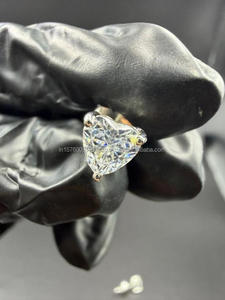 Classic Heart Cut Moissanite Diamond Earrings 925 Sterling <b>Silver</b> Luxury Women <b>Stud</b> Jewelry - Product Image 6