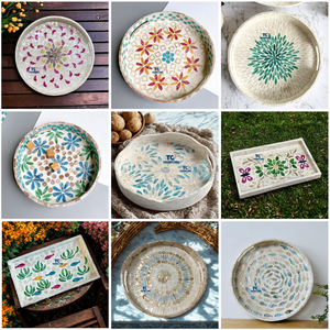 Exportateur Direct : Plateaux en Nacre Naturelle Faits Main – Collection MOP – Commandes en Gros - Product Image 2