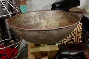 Lot de 2 bols en cuivre design vintage de forme et taille personnalisées de haute qualité par ACME Metal India - Product Image 2