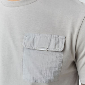 Ensemble t-shirt et short à manches courtes d'été personnalisés en gros 100% coton à séchage rapide neuf et coupe ample pour hommes - Product Image 5