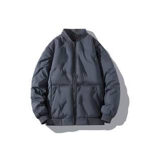 Chaqueta vaquera de invierno unisex de marca de diseñador, cuello alto de algodón transpirable del Norte con cierre de cremallera, abrigo para hombres y mujeres - Product Image 3