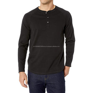 T-shirts décontractés pour hommes à manches longues, coupe régulière, chemises de sport, 100% polyester-coton, séchage rapide, respirant - Product Image 3