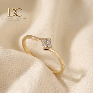 Dhruvansh Creations Luxury 9K Solid Gold Lab Grown Diamond Brilliant Cut IGI Certified Women's Wedding Ring Wholesale Custom - Product Image 4