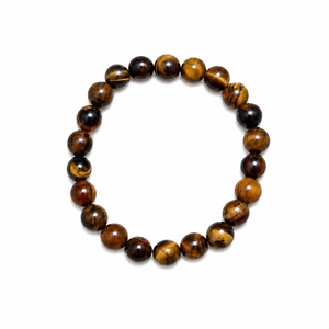 Joyería de Moda Bohemia Unisex con Cuentas de Cuarzo, Diseño de Bola Redonda, Ojo de Tigre y Madera - Product Image 3