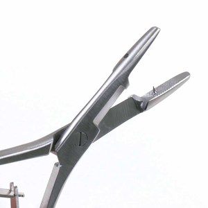 Pince à ciseaux en acier inoxydable personnalisée pour le nettoyage des yeux, type pince à épiler - Product Image 4