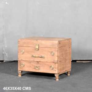 La Mejor Colección de Baúles Vintage Hechos a Mano de Madera Maciza con 2 Compartimentos y 2 Estantes, Decoración para Sala de Estar Combinable, Garantía de 10 Años, MOQ 1 - Product Image 6