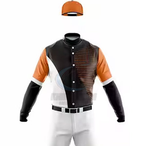 Tenue de baseball pour entraînement fabriquée en usine, nouvelle arrivée, dernier design, polyester respirant de haute qualité - Product Image 4