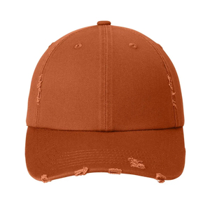Casquette brodée avec logo effet vieilli pour homme, style streetwear, visière 6 panneaux, réglable - Product Image 1