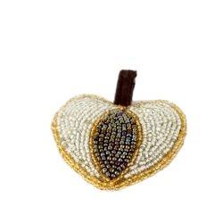 Stylish Handcrafted Christmas Keychain with <b>Seed</b> Beads and Sequins Holiday Party <b>Favor</b> Gift At Best Price - Product Image 3
