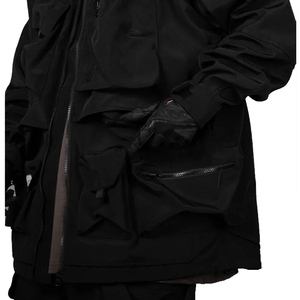 Veste technique pour homme au style moderne et à la structure légère, veste technique pour homme avec un design inspiré de l'industrie. - Product Image 5