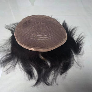 ท็อปเป้ผมแท้แบบเต็มศีรษะสำหรับผู้ชาย ผมอินเดียเรมี่ แบบลอน ความหนาแน่น 100% ความยาวสั้น TAZ HAIR BANGLADESH - Product Image 3