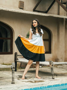 Vestidos de mujer 2026: Última tendencia, ecológicos, con estampado floral rosa, manga abullonada, elásticos personalizados, de tela natural. - Product Image 3