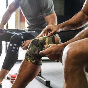 Service OEM, Nouveaux Bandages de Genou de Style Moderne, Bandages de Genou Imprimés Camouflage de Haute Qualité, Vente en Ligne de Bandages de Genou - Product Image 4