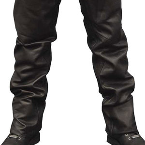 Chaps d'équitation western en cuir véritable de haute qualité pour hommes et femmes, chaps d'équitation longs de haute qualité - Product Image 3