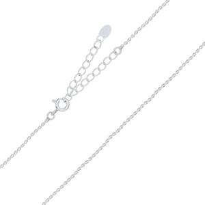 Collier élégant en argent 925 avec nœud papillon minimaliste et chaîne capsule lisse pour fêtes et cadeaux - Product Image 1