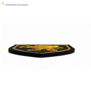 Épingles de sécurité élégantes brodées or pour uniformes, conception personnalisée, qualité supérieure, écologiques, faible MOQ, directement du fabricant, le meilleur - Product Image 4