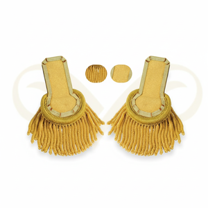 Épaulettes en or sur mesure OEM ODM, épaulettes d'uniforme dorées de haute qualité - Product Image 5