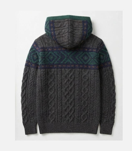 Sweat-shirt à capuche personnalisé en coton molletonné épais, imperméable et écologique, avec poches, pour homme, idéal pour l'hiver - Product Image 2