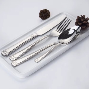 Luxury Custom Design Modern Stainless Steel Spoon Fork <b>Knife</b> Cutlery Set Dinnerware for Weddings Hotels Manufactured in India - Product Image 5