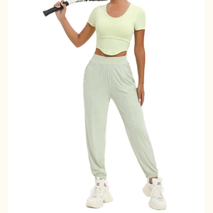 Ropa Deportiva de Verano de Alta Calidad, Conjuntos Deportivos con Logotipo Personalizado, Holgados, Transpirables, Casuales, Talla Grande, para Mujer - Product Image 4