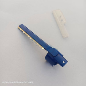 Navajas de Afeitar Profesionales de Acero Inoxidable Negro Premium, Reutilizables y Duraderas, para Barberos, Personalizables, para Peluqueros - Product Image 2