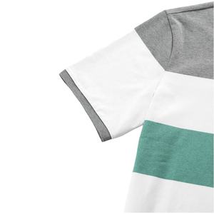 Camisetas con logotipo personalizado para hombre, polos a rayas ajustados a precio de fábrica, transpirables, de Golf bordado de alta calidad - Product Image 4