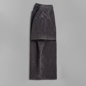 New RTS Yarn Dyed <b>Black</b> Acid Washed High Quality Cotton Polyester Men's Casual Long Sleeve T-<b>shirt</b> Streetwear - Product Image 4